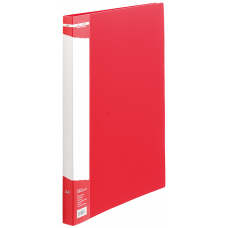 Папка-швидкозшивач А4 BM3407-05 /червона/ пласт. внутр.кишеня
