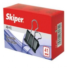 Біндер 41мм Skiper SK-5011 /чорний/ 12шт.