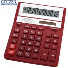 Калькулятор Citizen SDC-888XRD /червоний/ 12р.