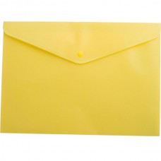 Папка-конверт А4 на кнопці BM3925-08 /жовта/ 170мкм